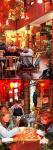 the lobby of chengdu mix hostel