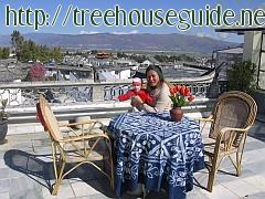great view on the rooftop terrace from Jim's Tibetan Hotel - Pictures/Photography