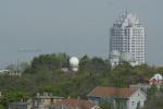 City and sea view