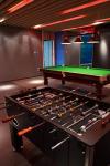 the billiards & the foosball