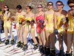 bikini skiing