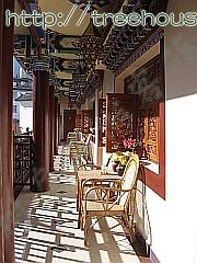 relax sitting outside your room in Jim's Tibetan Hotel - Pictures/Photography